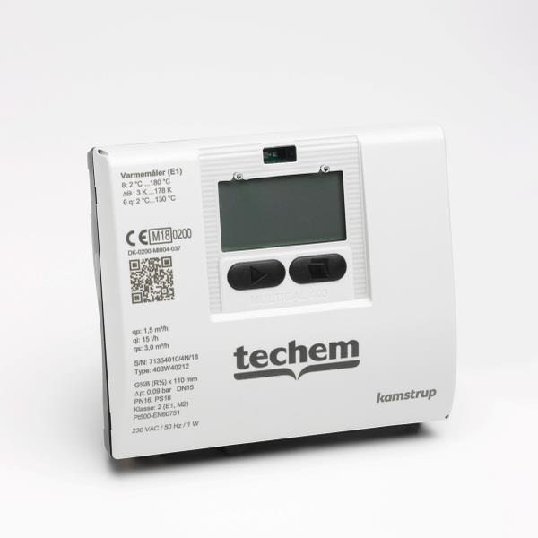 Techem Multical 403 Retur – 130 mm, Qp 2,5